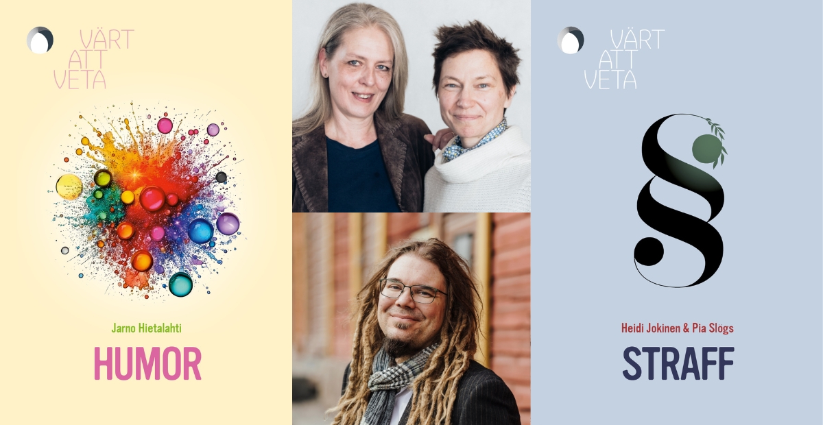Två nya böcker i serien Värt att veta: Straff och Humor